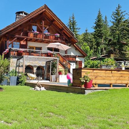 Chalet Serre Cambeou Piscine&Spa Сен-Шафре Экстерьер фото