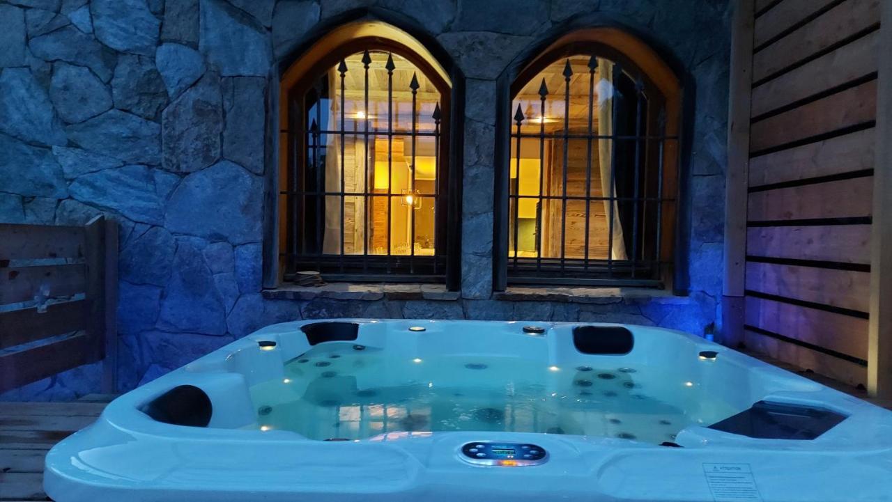 Chalet Serre Cambeou Piscine&Spa Сен-Шафре Экстерьер фото