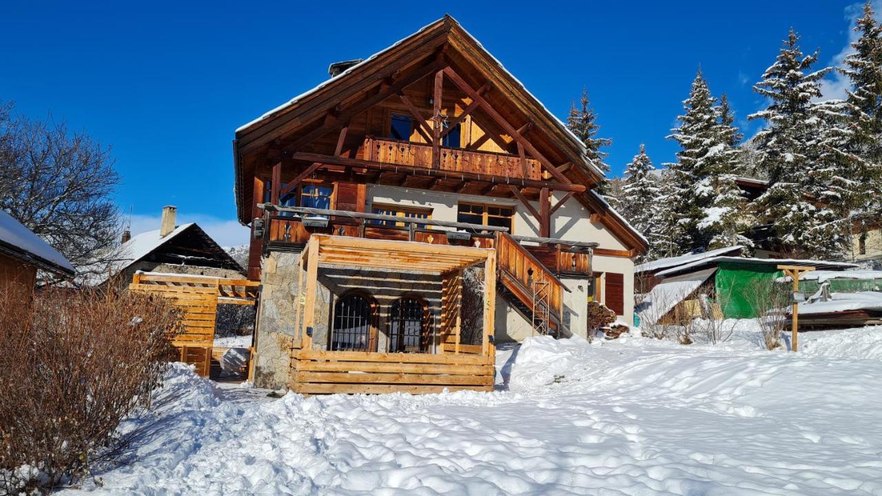 Chalet Serre Cambeou Piscine&Spa Сен-Шафре Экстерьер фото